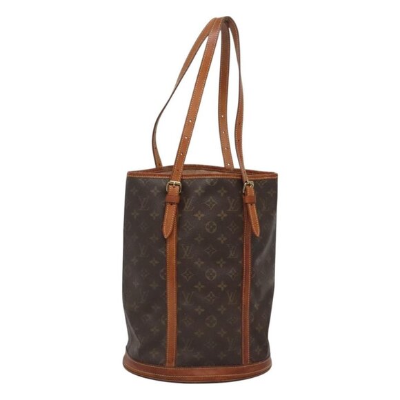 LOUIS VUITTON Monogram Bucket GM Shoulder Bag M42236 LV Auth 118707 - Picture 1 of 16